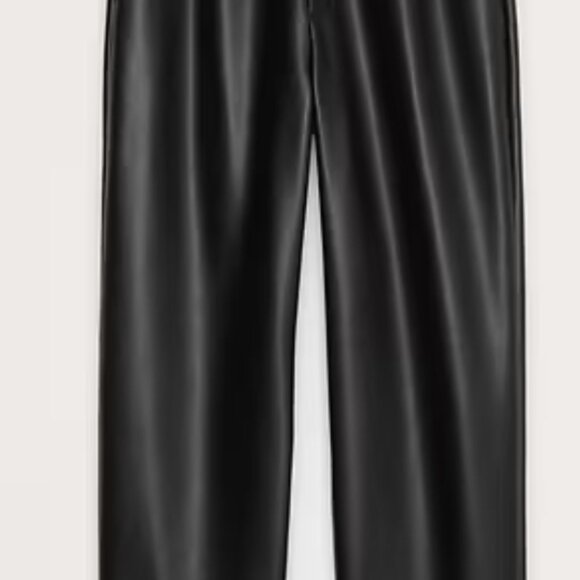 Banana Republic Mid Rise Slim Vegan Leather Pull-on Pants - NWOT - Picture 3 of 5